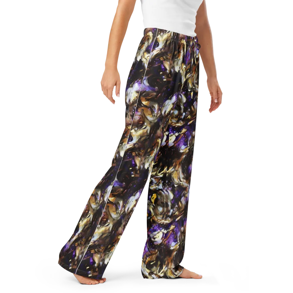 Violet Tempest on Women's Pajama Pants — Right Front