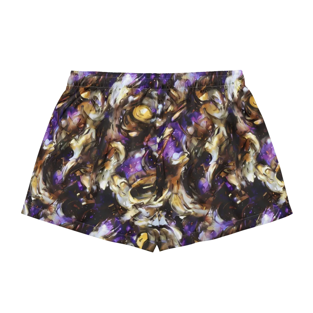 Violet Tempest on Women's Pajama Shorts — Back