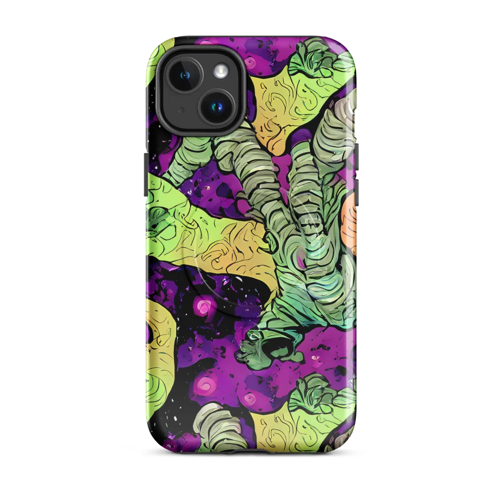 Midnight Tropica on MagSafe Tough Case for iPhone® — Front