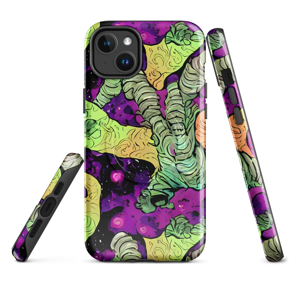 Midnight Tropica on MagSafe Tough Case for iPhone® — Front