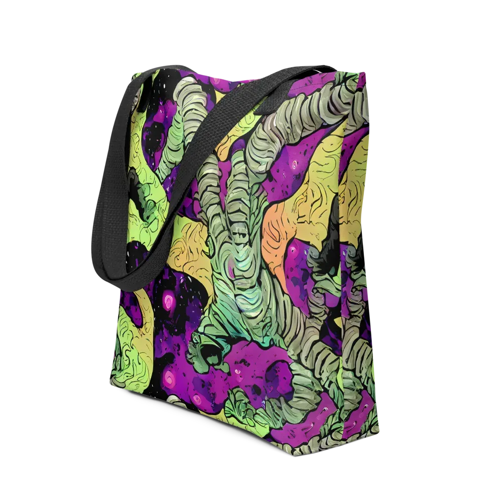 Midnight Tropica on Tote Bag — Front
