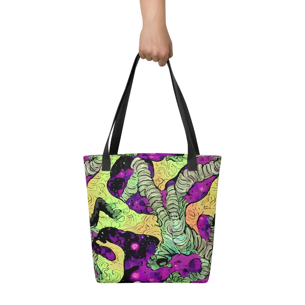 Midnight Tropica on Tote Bag — Front