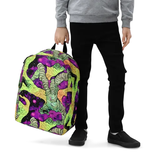 Midnight Tropica on a Minimalist Backpack