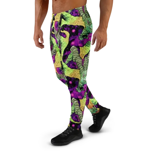 Midnight Tropica on a Men's Joggers