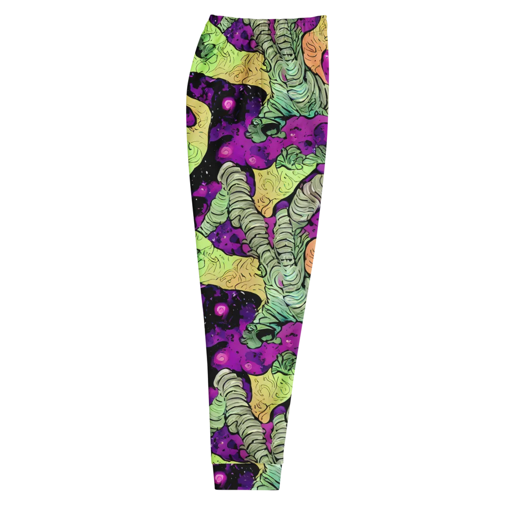 Midnight Tropica on Men's Joggers — Right