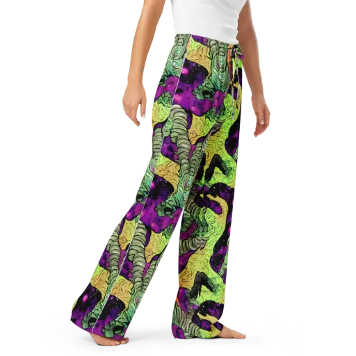 Midnight Tropica on a Women's Pajama Pants