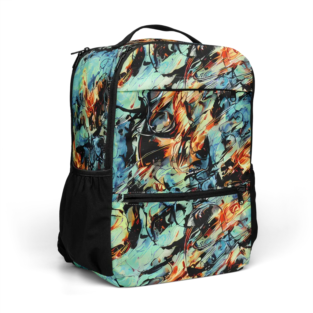 Tidal Flame on Utility Backpack — Right Front
