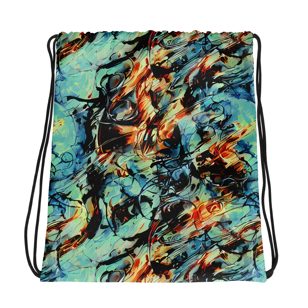 Tidal Flame on Drawstring Bag — Photo