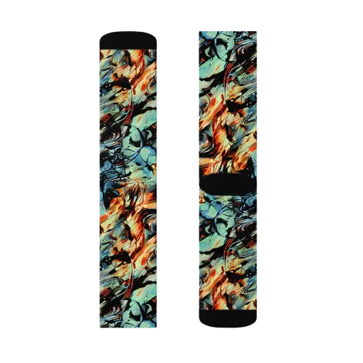Tidal Flame on a Socks