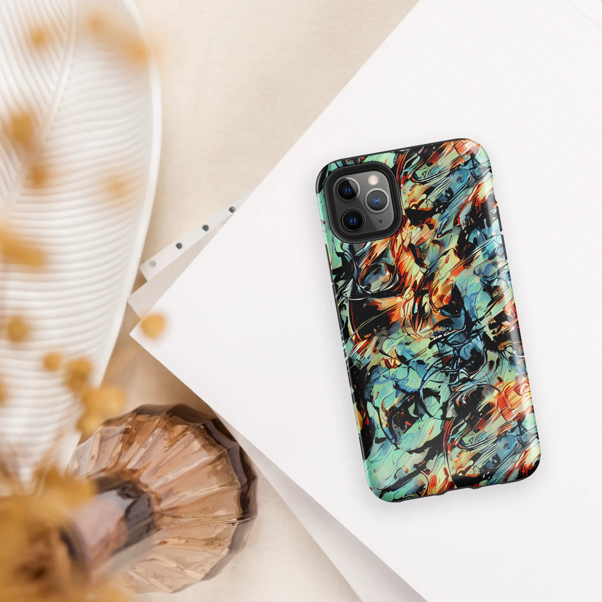 Tidal Flame on Tough Case for iPhone® — Front