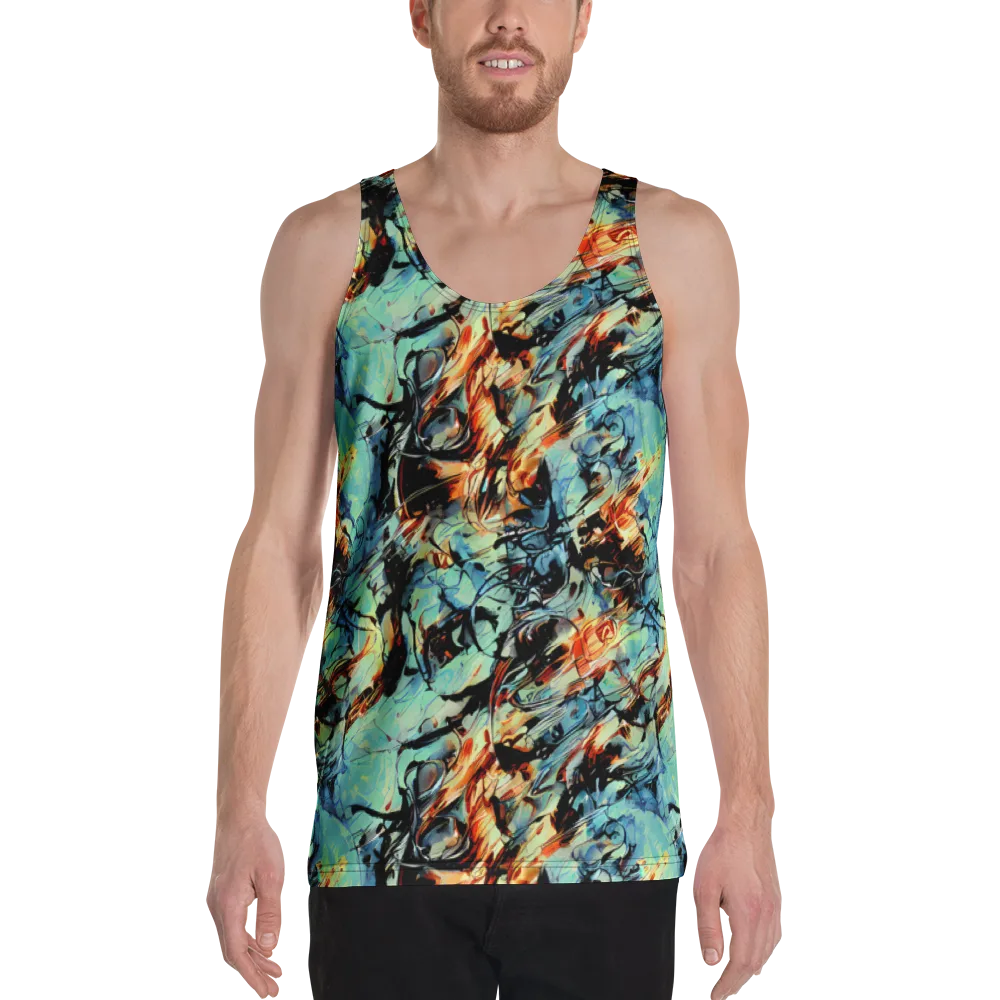 Tidal Flame on Men's Tank Top — Front