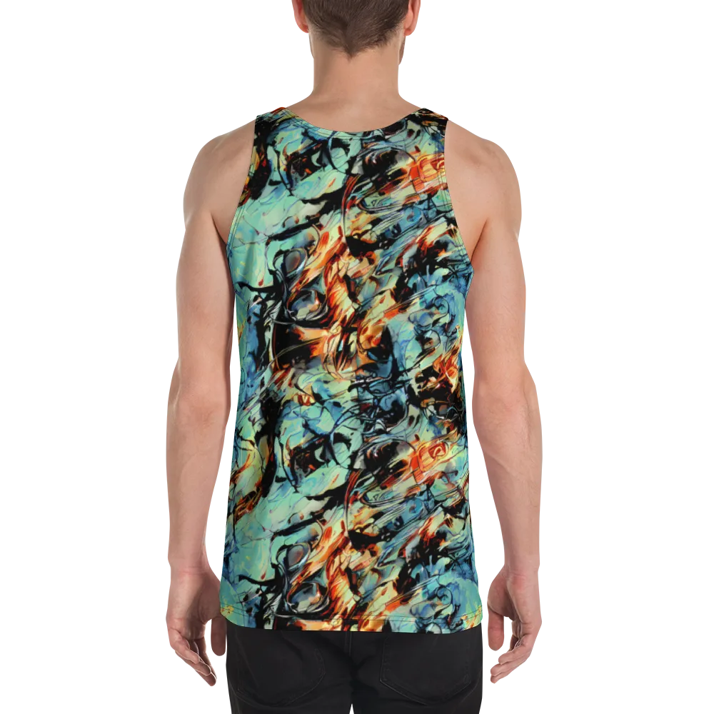 Tidal Flame on Men's Tank Top — Back