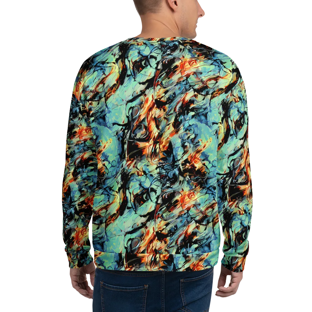 Tidal Flame on Sweatshirt — Back