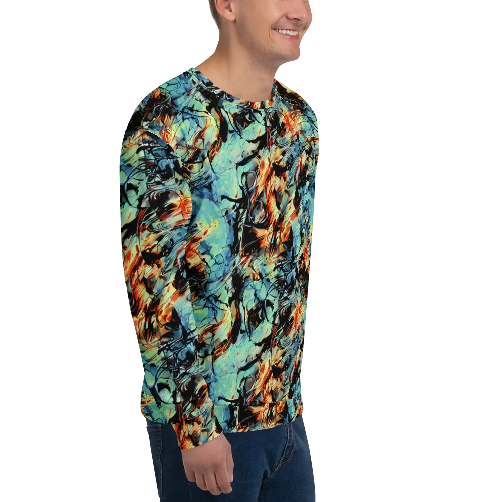 Tidal Flame on Sweatshirt — Right Front