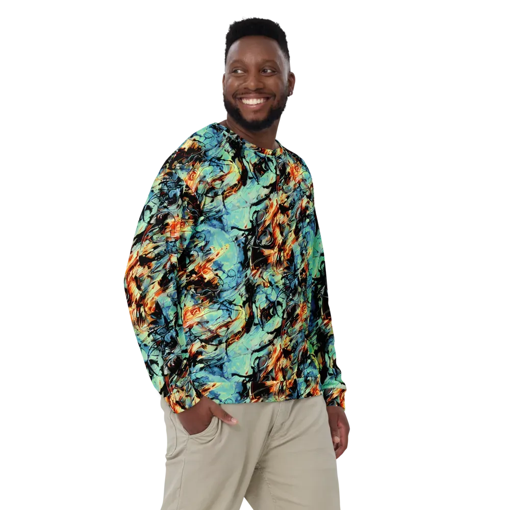 Tidal Flame on Sweatshirt — Front