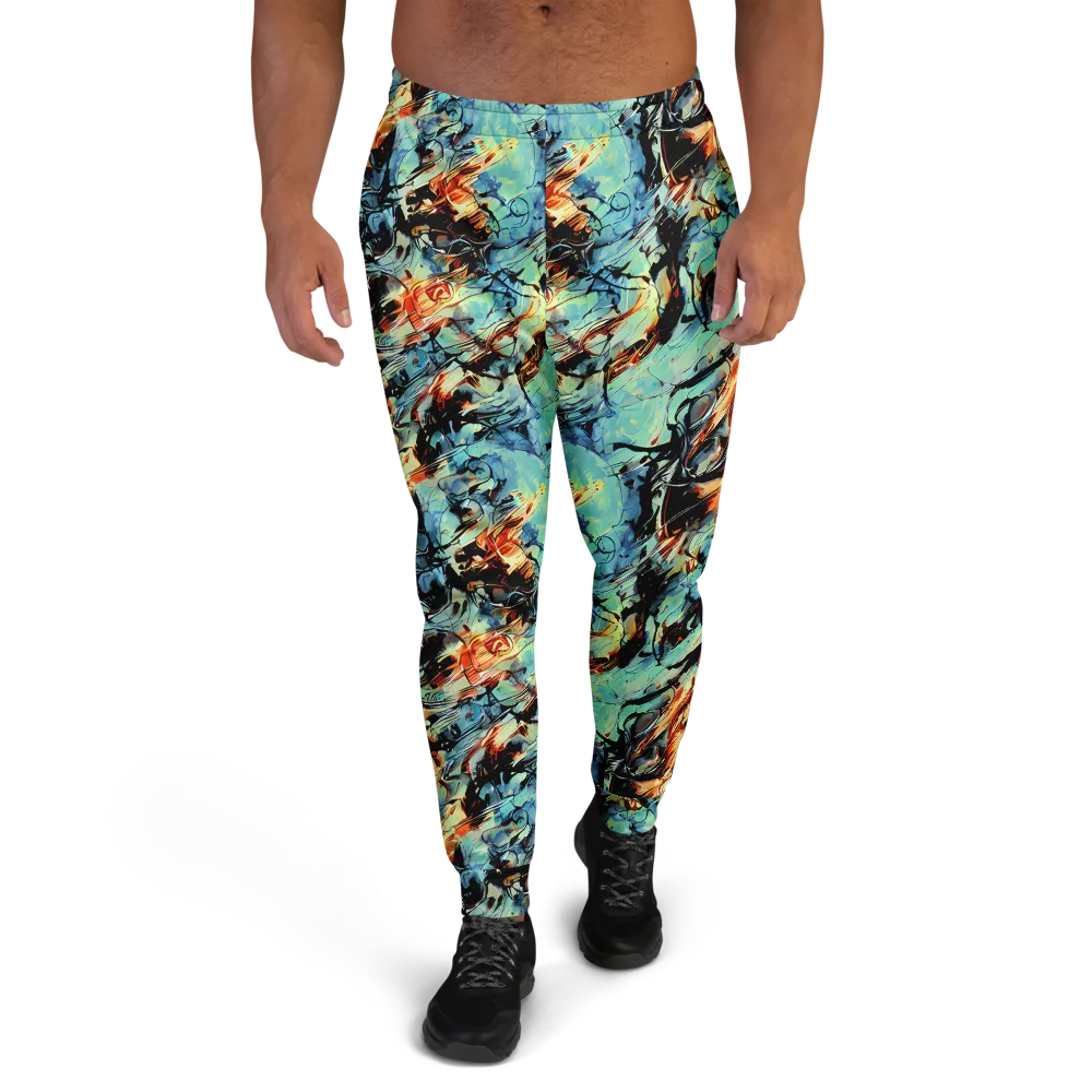Tidal Flame on Men's Joggers — Front