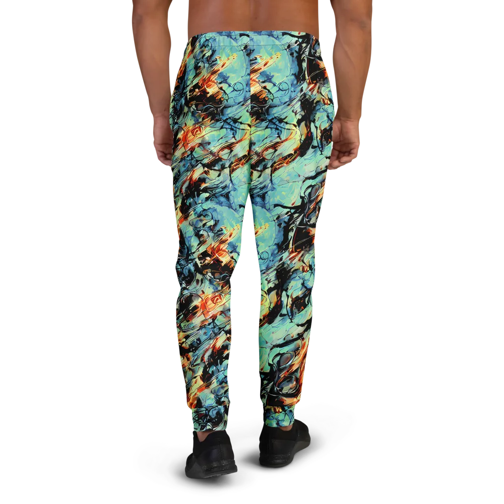 Tidal Flame on Men's Joggers — Back