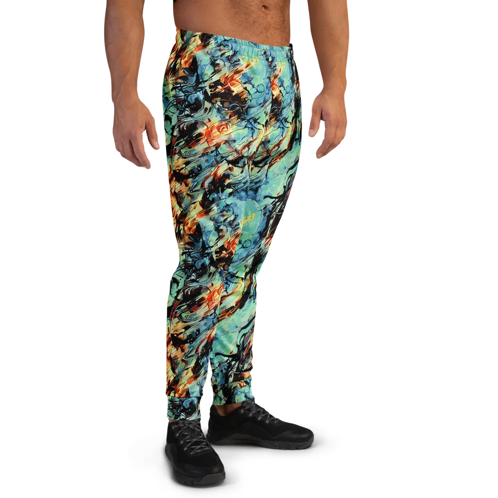 Tidal Flame on Men's Joggers — Right