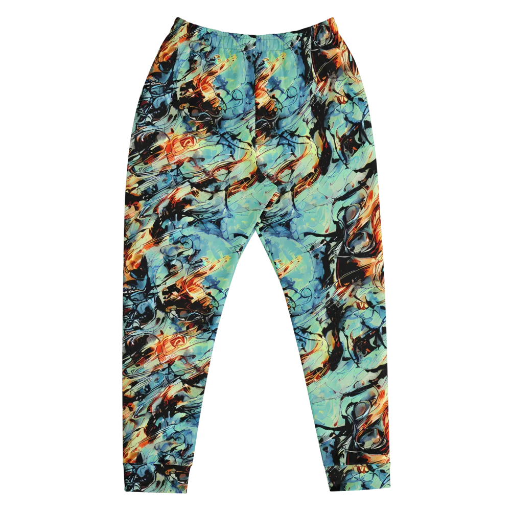 Tidal Flame on Men's Joggers — Front