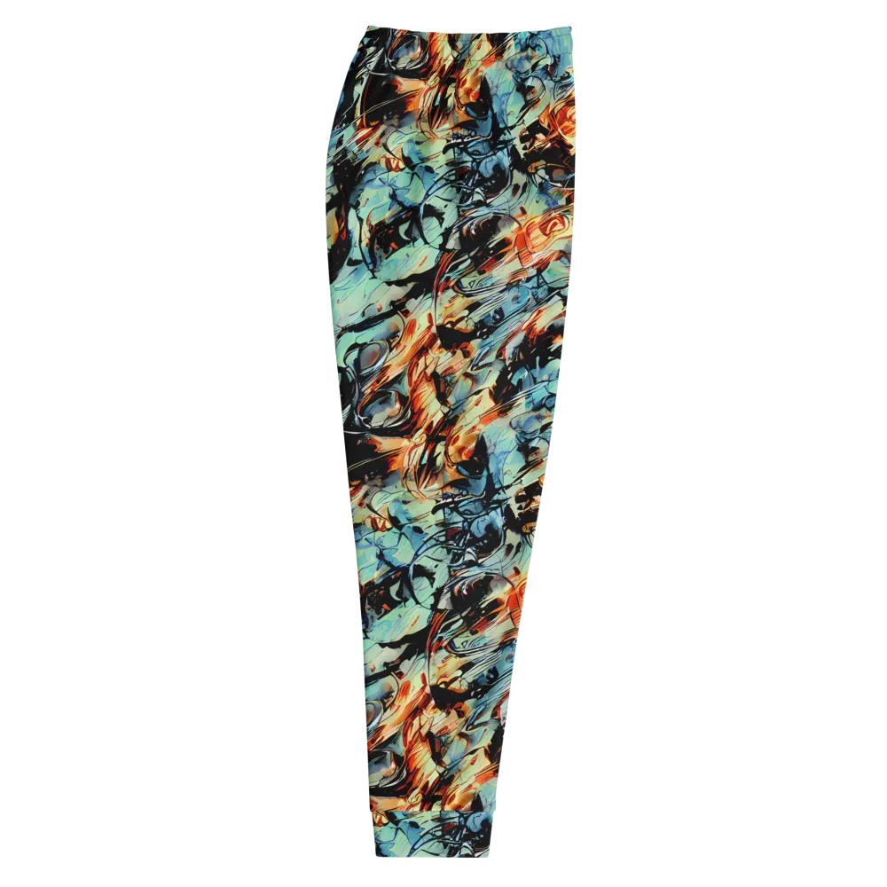 Tidal Flame on Men's Joggers — Right