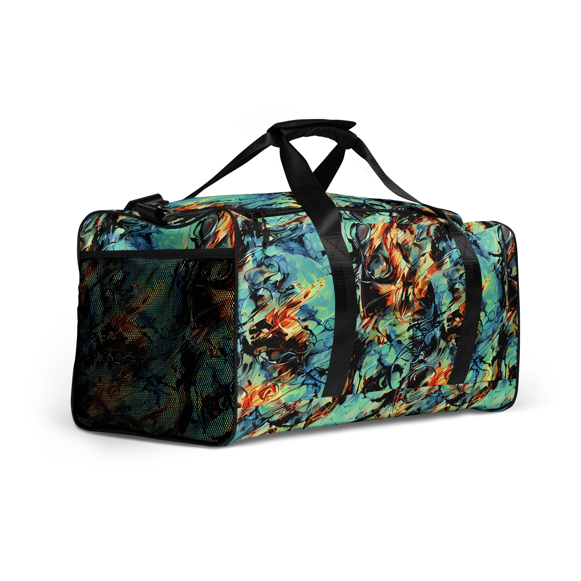 Tidal Flame on Duffle Bag — Right Front