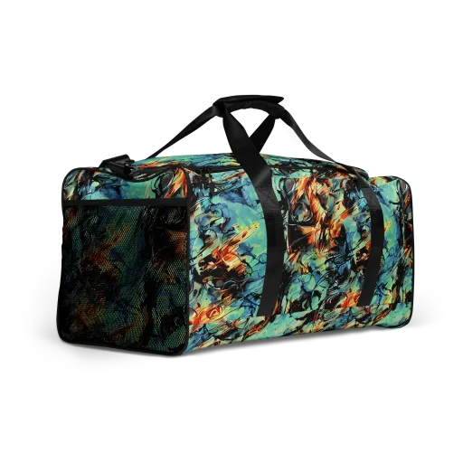 Tidal Flame on a Duffle Bag