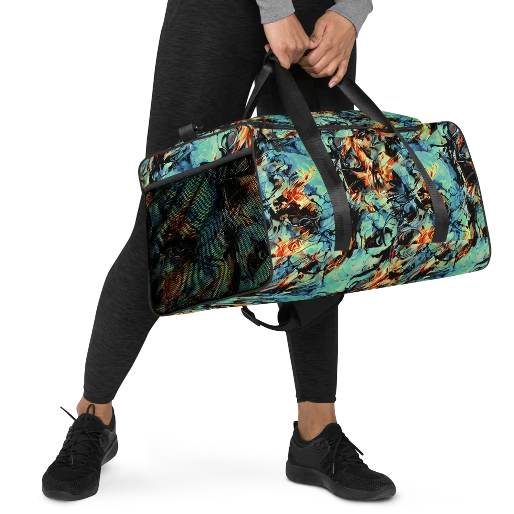 Tidal Flame on Duffle Bag — Right Front