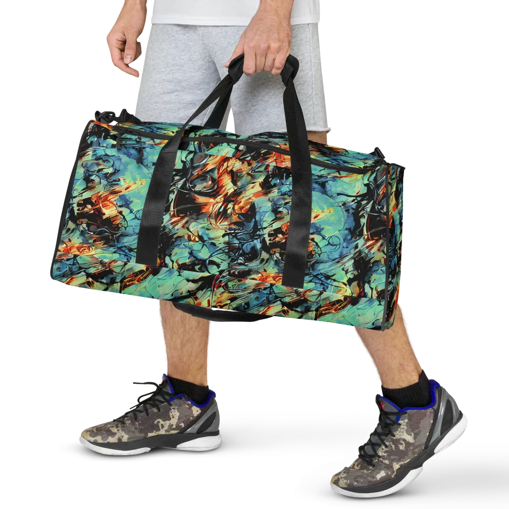 Tidal Flame on Duffle Bag — Front
