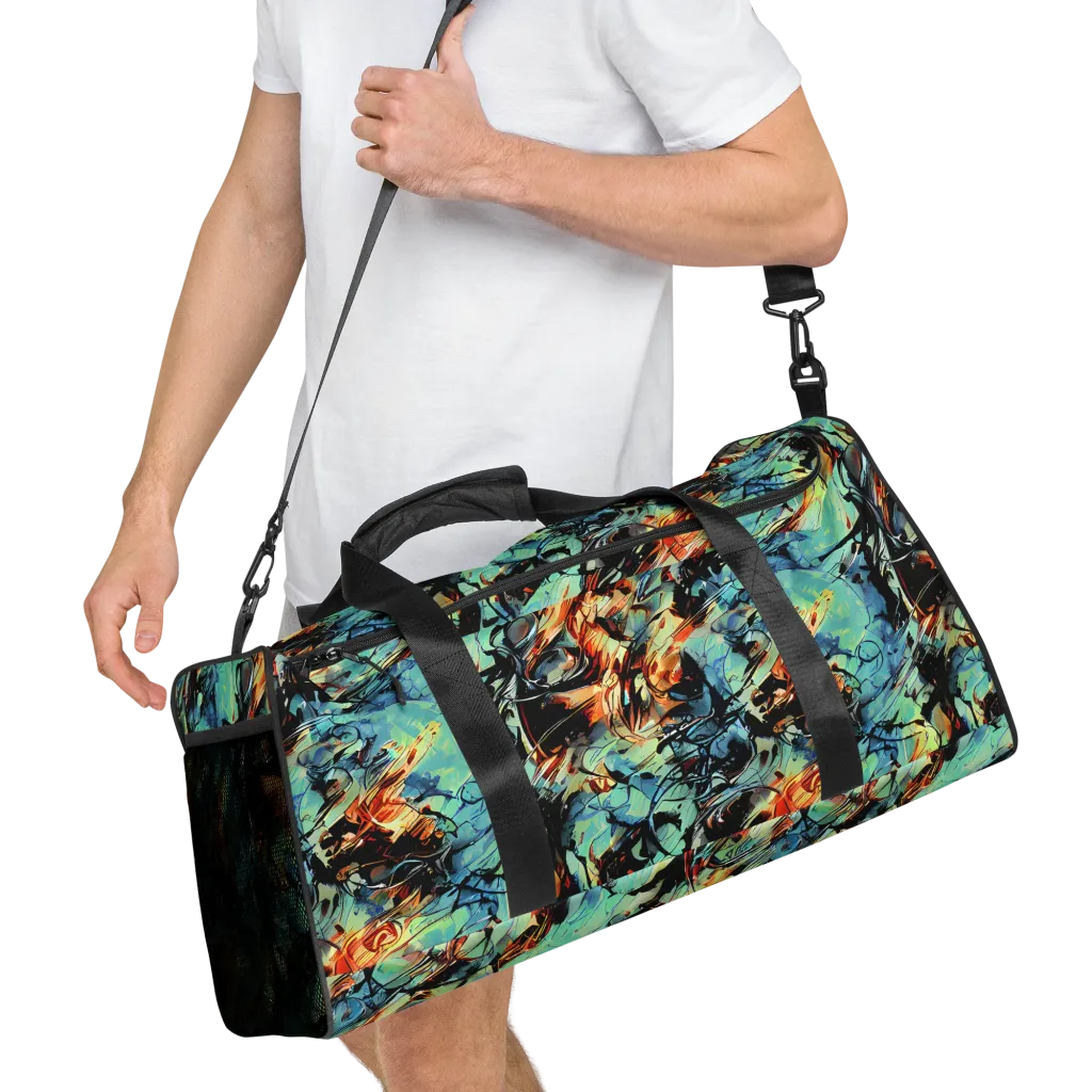 Tidal Flame on Duffle Bag — Right Front