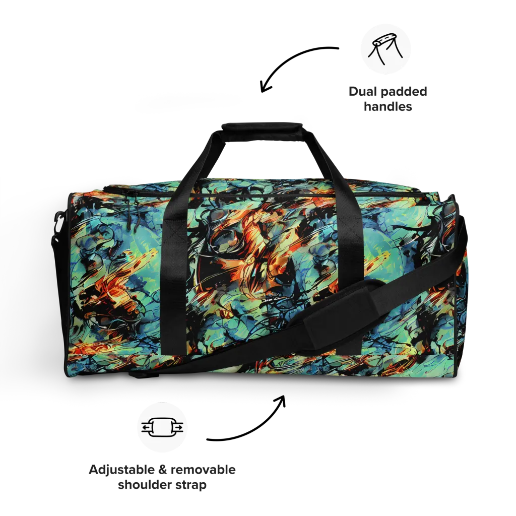 Tidal Flame on Duffle Bag — Front