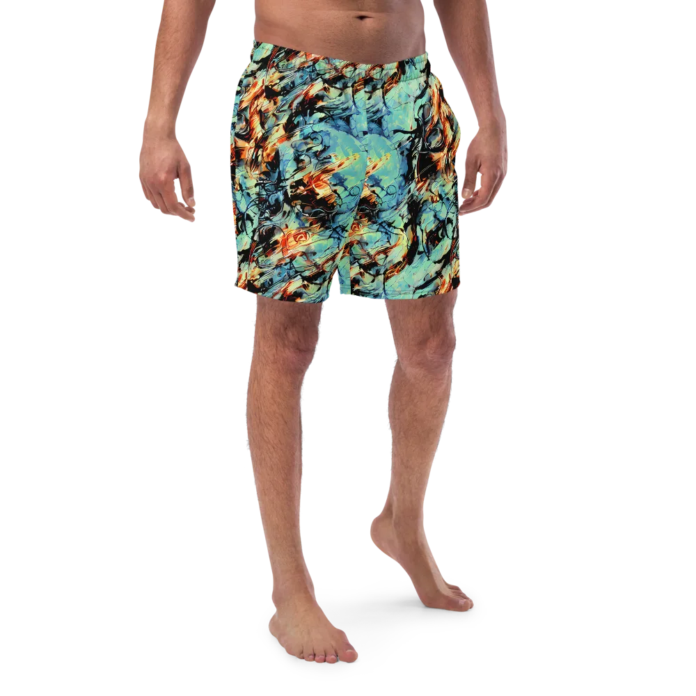 Tidal Flame on Swim Trunks — Front