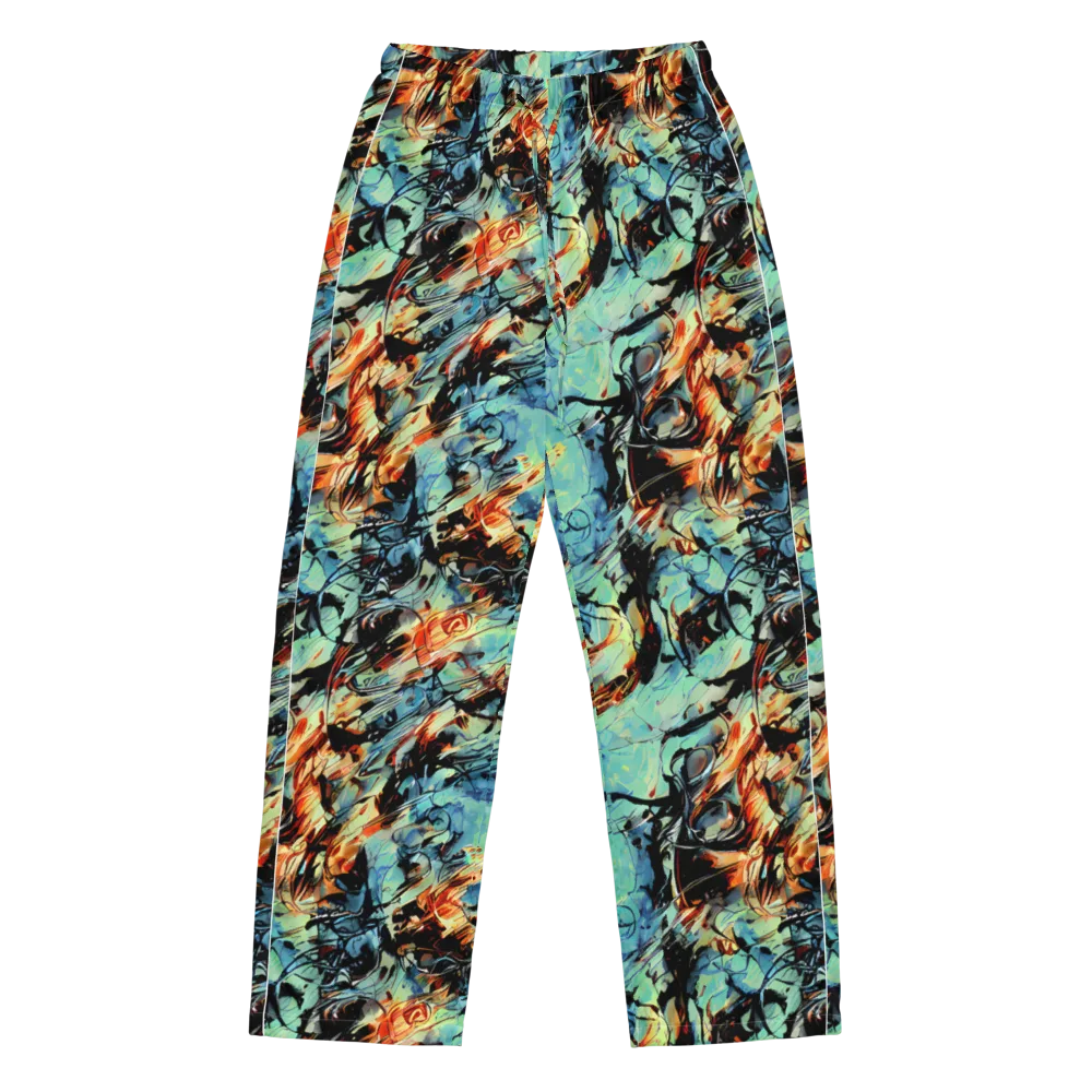 Tidal Flame on Women's Pajama Pants — Front