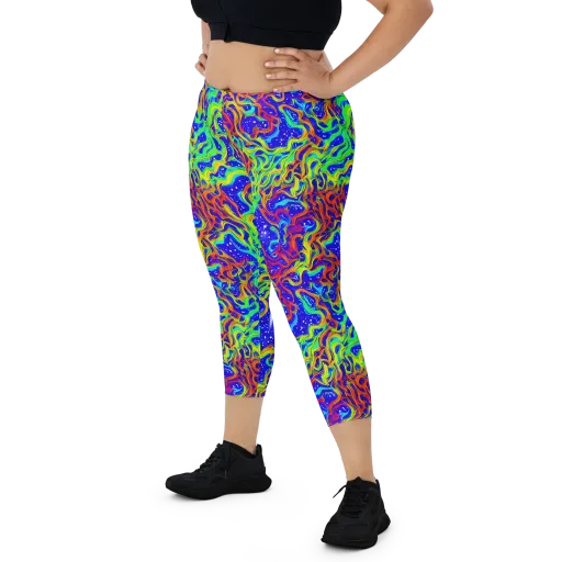 Cosmic Liquefaction on a Capri Leggings