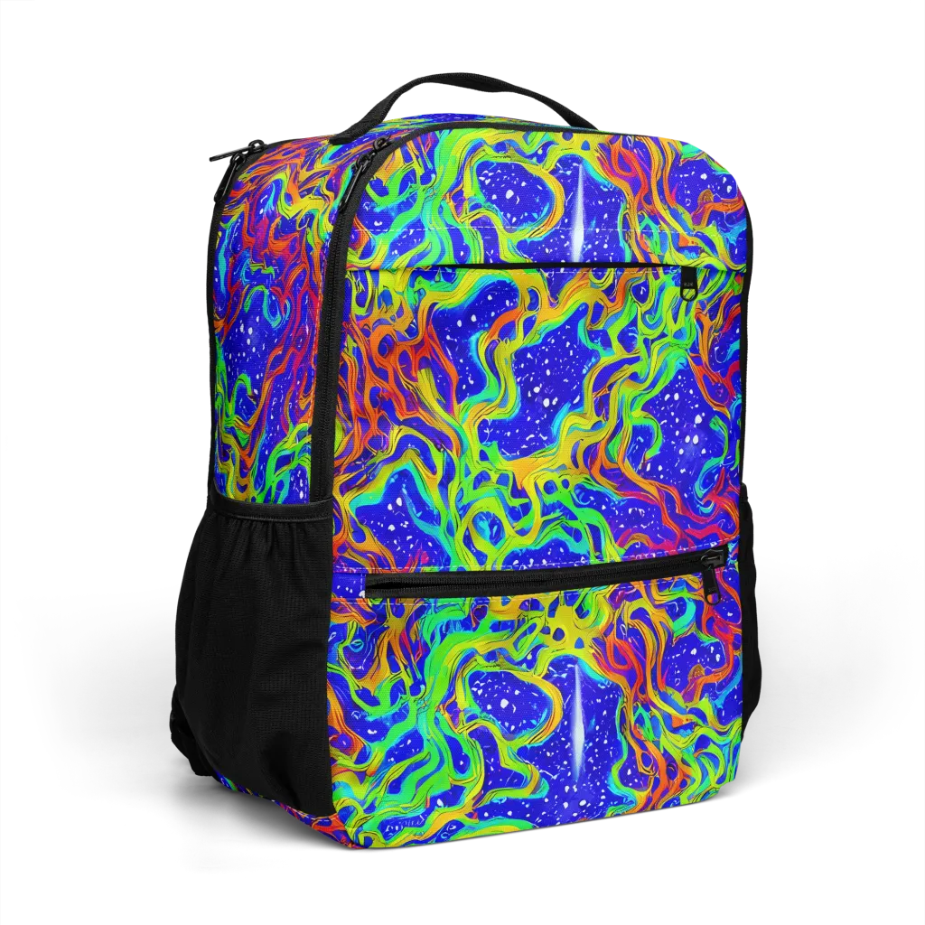 Cosmic Liquefaction on Utility Backpack — Right Front