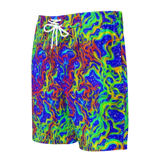 Cosmic Liquefaction on a Men's Board Shorts