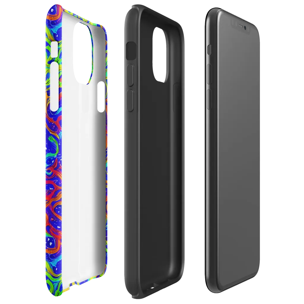 Cosmic Liquefaction on Tough Case for iPhone® — Right