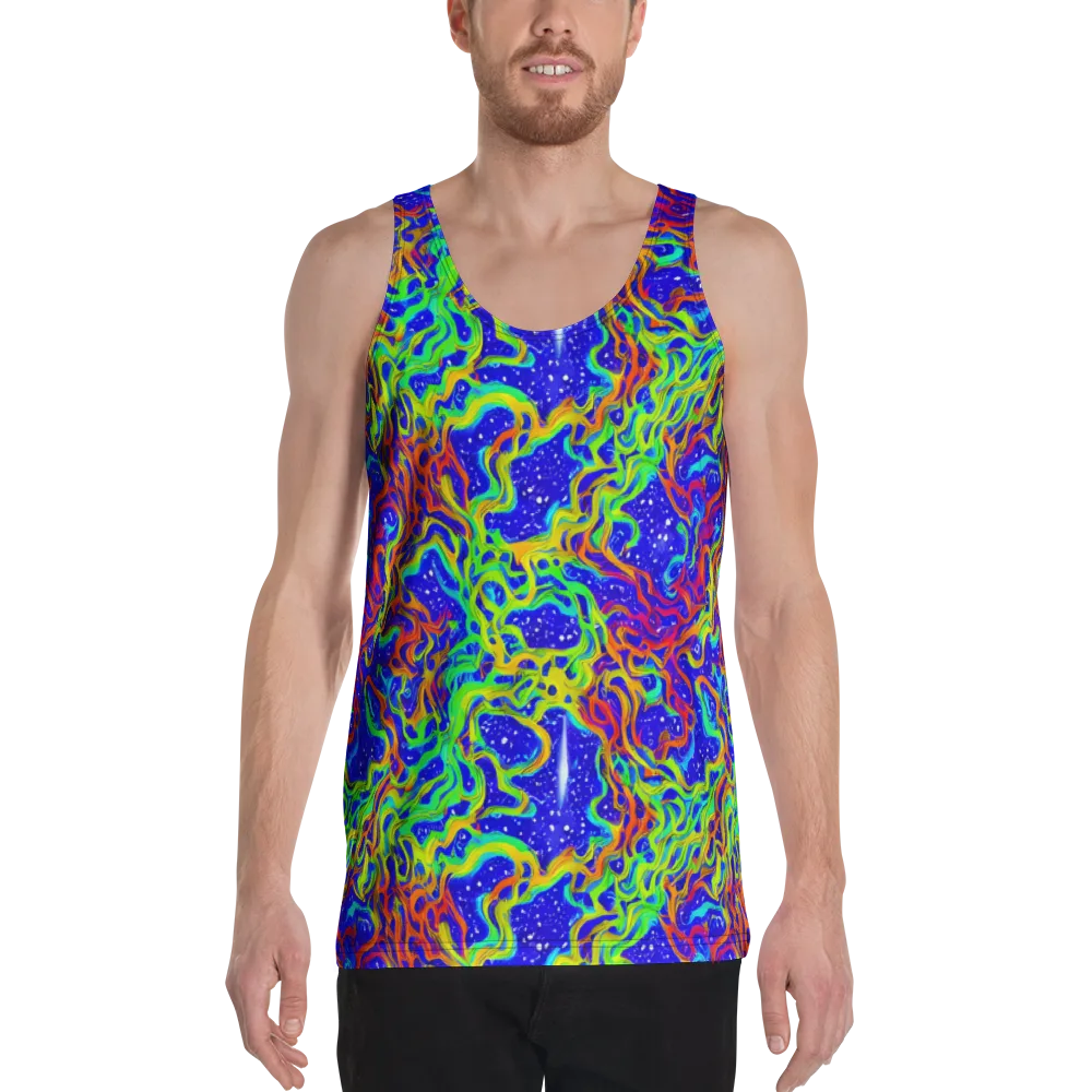 Cosmic Liquefaction on Men's Tank Top — Front