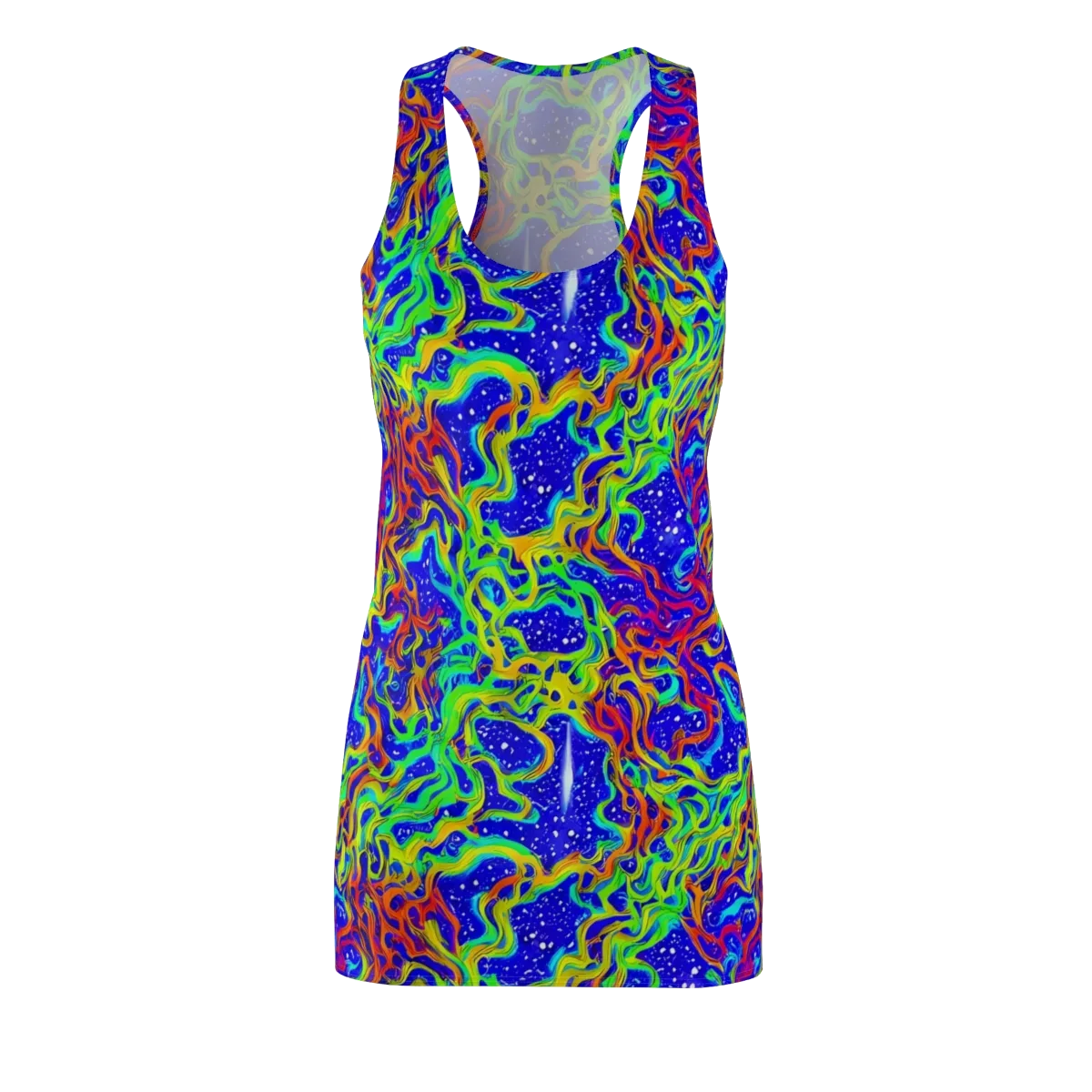 Cosmic Liquefaction on Racerback Dress — Front