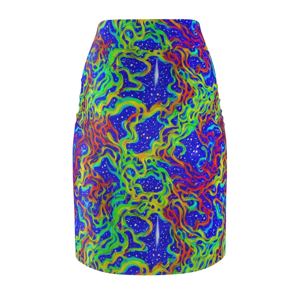 Cosmic Liquefaction on Pencil Skirt — Back