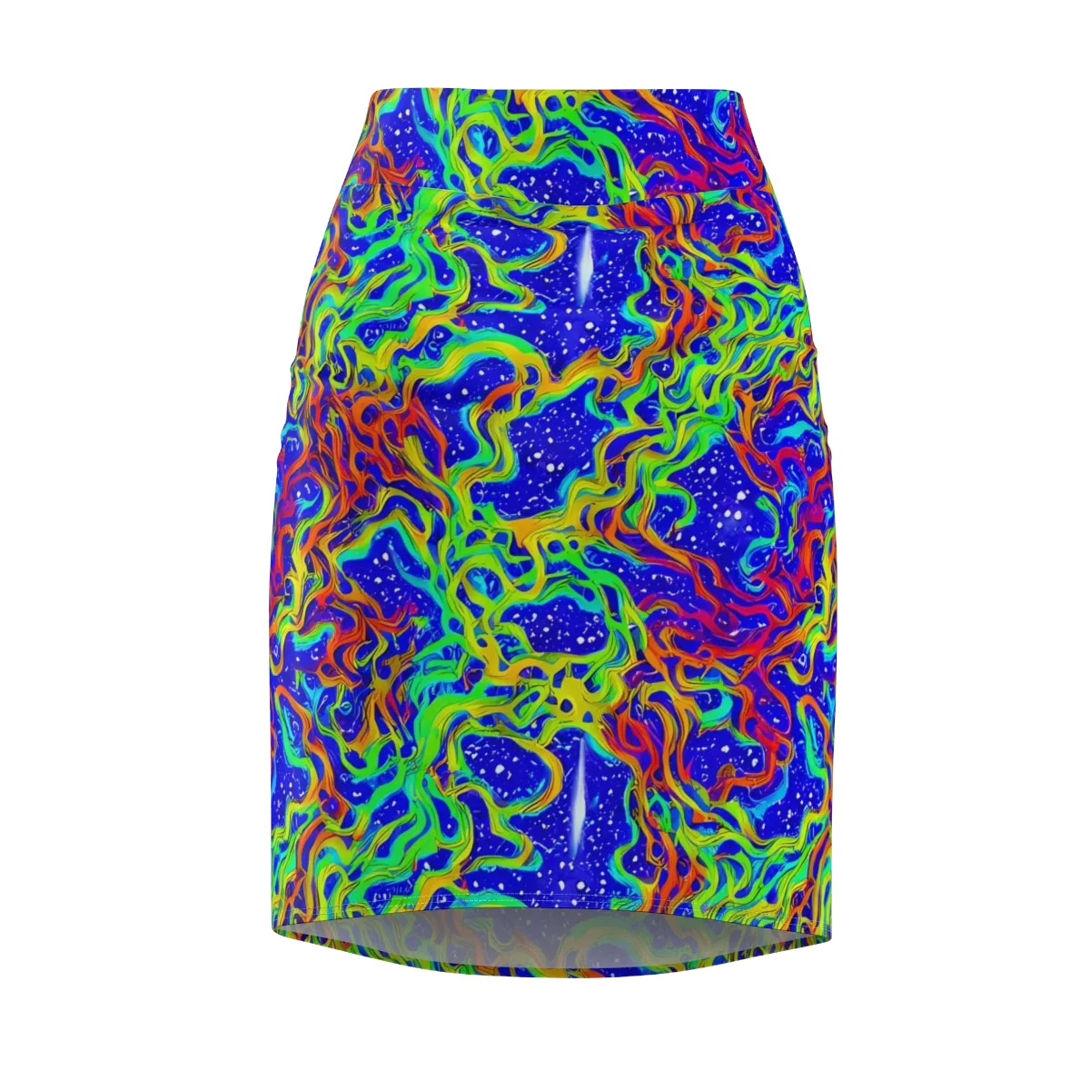 Cosmic Liquefaction on Pencil Skirt — Front