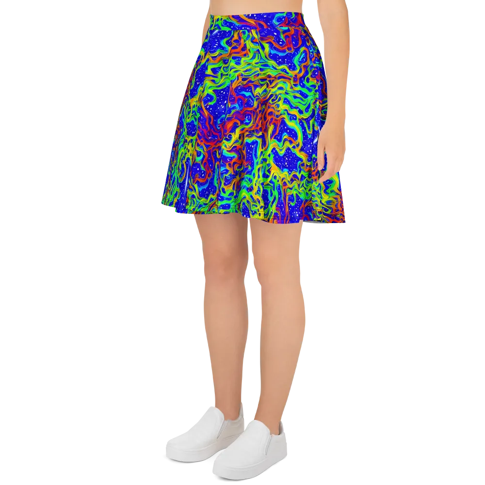 Cosmic Liquefaction on Skater Skirt — Left