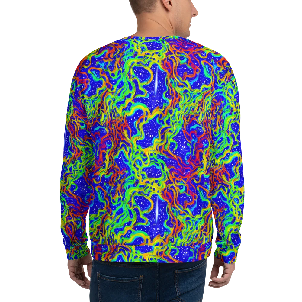 Cosmic Liquefaction on Sweatshirt — Back