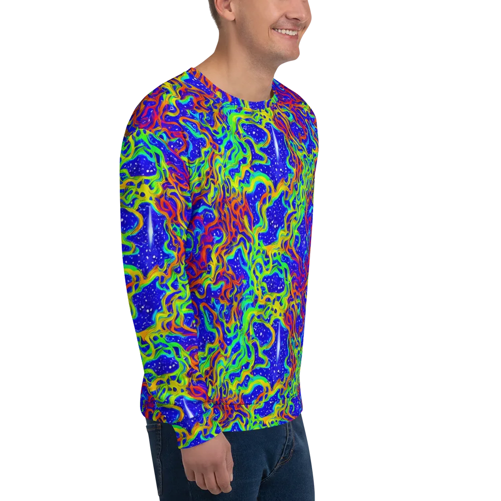Cosmic Liquefaction on Sweatshirt — Right Front