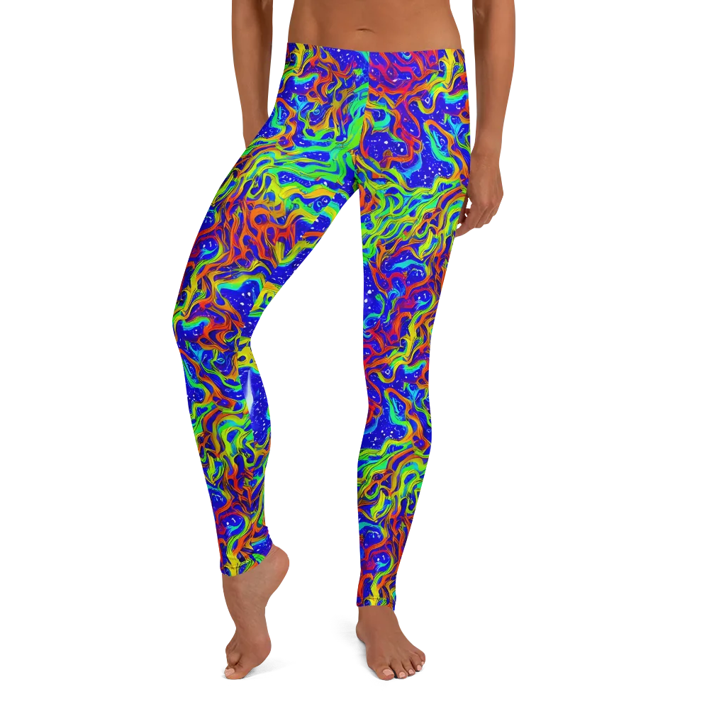 Cosmic Liquefaction on Leggings — Front