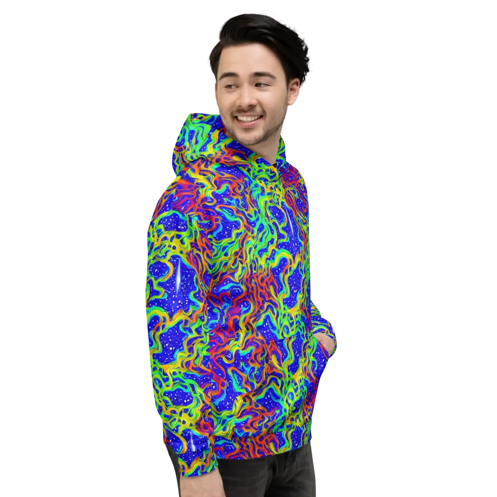 Cosmic Liquefaction on Hoodie — Right