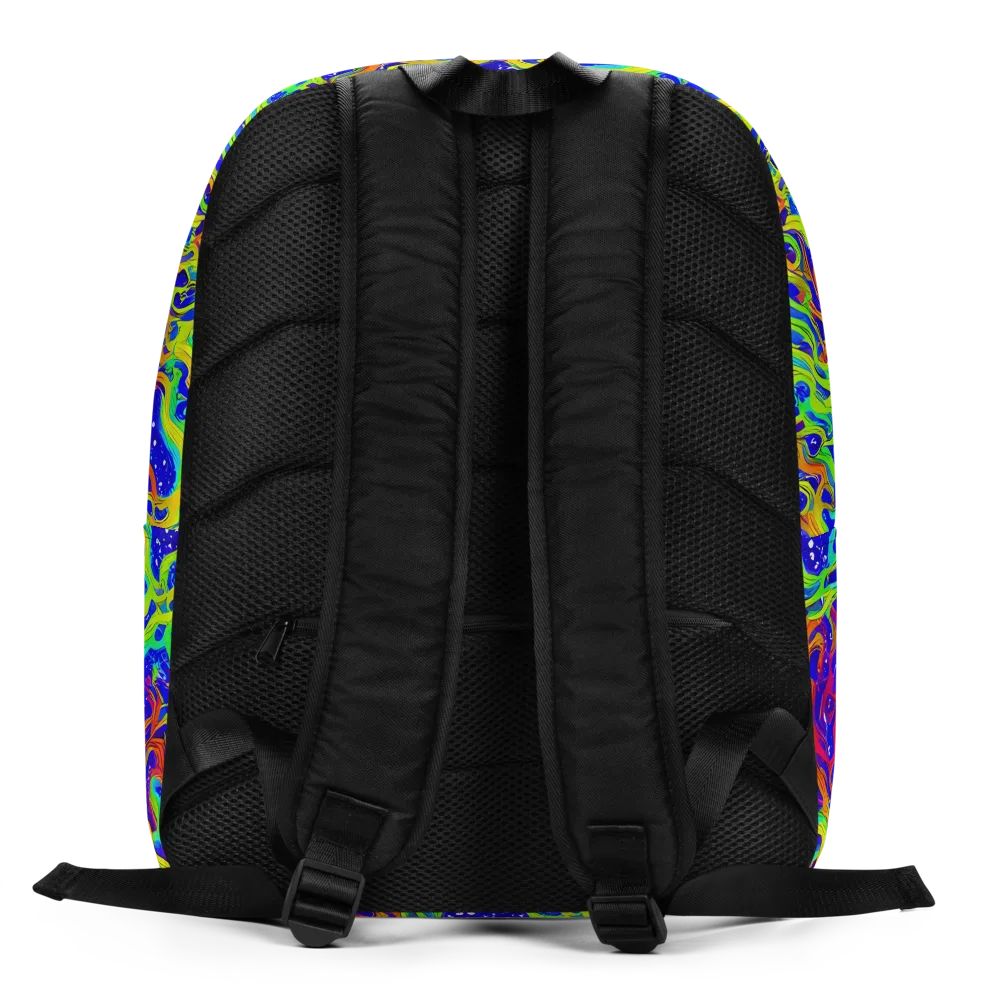 Cosmic Liquefaction on Minimalist Backpack — Back