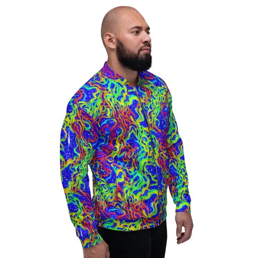 Cosmic Liquefaction on a Bomber Jacket