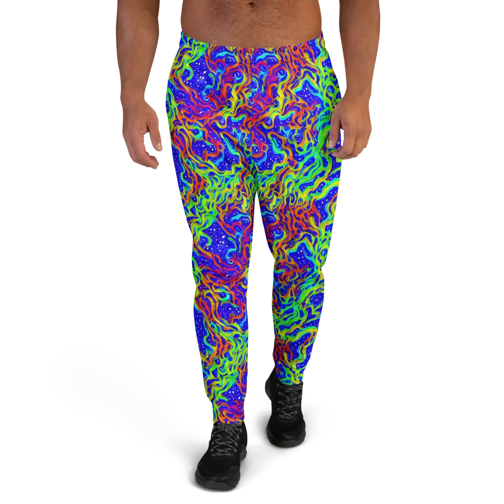 Cosmic Liquefaction on Men's Joggers — Front