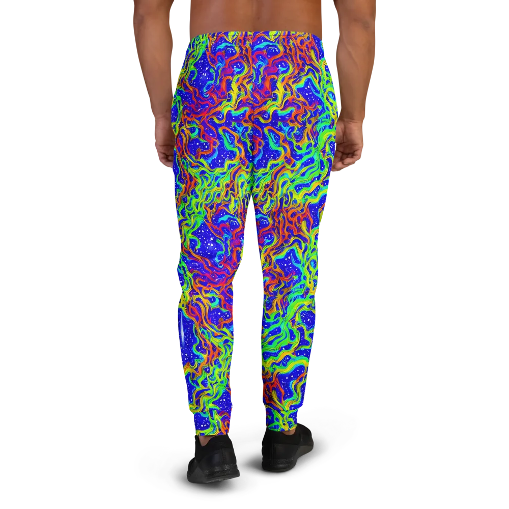 Cosmic Liquefaction on Men's Joggers — Back