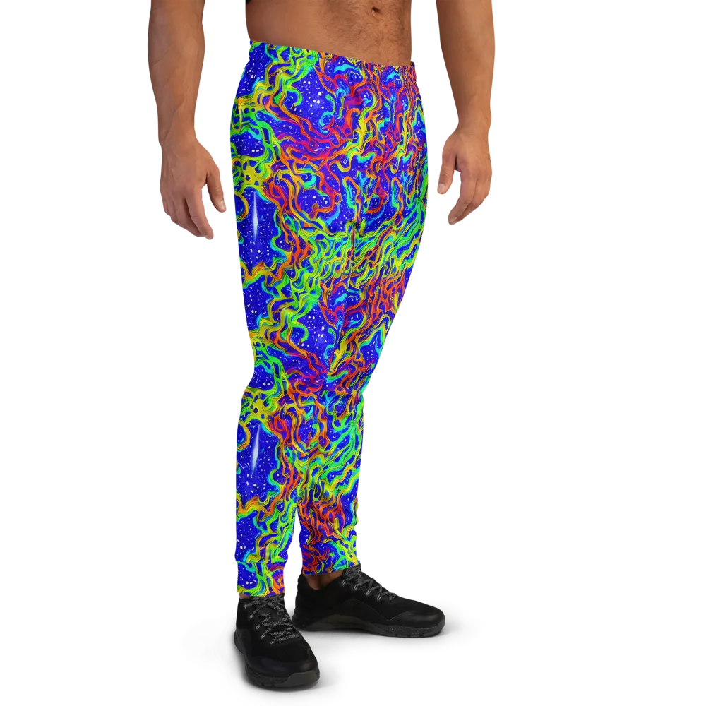 Cosmic Liquefaction on Men's Joggers — Right